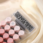 Circular Machine Calculators Large Display Mechanical Dot Keyboard Back To School Supplies Students/Finance Stationery - Image 2