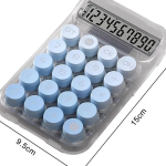 Circular Machine Calculators Large Display Mechanical Dot Keyboard Back To School Supplies Students/Finance Stationery - Image 5