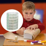 20-1Roll Transparent Adhesive Tape 0.8cm 1.2cm 1.8cm Width Strong Clear Sealing Tape for Office School Home Packaging Stationery - Image 2