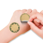 500 Stickers Kraft Paper Flowers Can Be Handwritten Decorative Seal Stickers Self-adhesive Label Paper Self-adhesive Labels Roll - Image 5