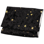 Golden Embossed Velvet Book Cover Protector Reusable Book Sleeve Hardcover Covers Dust Jacket Notebooks Writing Pads