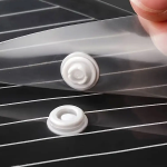 10Pcs A4 Transparent File Bag Plastic Documents Filing Storage Bag Student Organizer Information Pocket Folders Stationery - Image 3