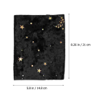 Golden Embossed Velvet Book Cover Protector Reusable Book Sleeve Hardcover Covers Dust Jacket Notebooks Writing Pads - Image 6