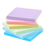 3x3inch Office and Study Notes Fluorescent Color Sticky Notes Student Sticky Notes Tear-off Message and Note-taking Notebook - Image 4