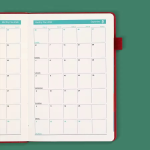 2026 A5 Textured PU Portable Agenda Book English Calendar Book Notepads Creative Daily Planner Reminder Desktop Date Calendar - Image 6